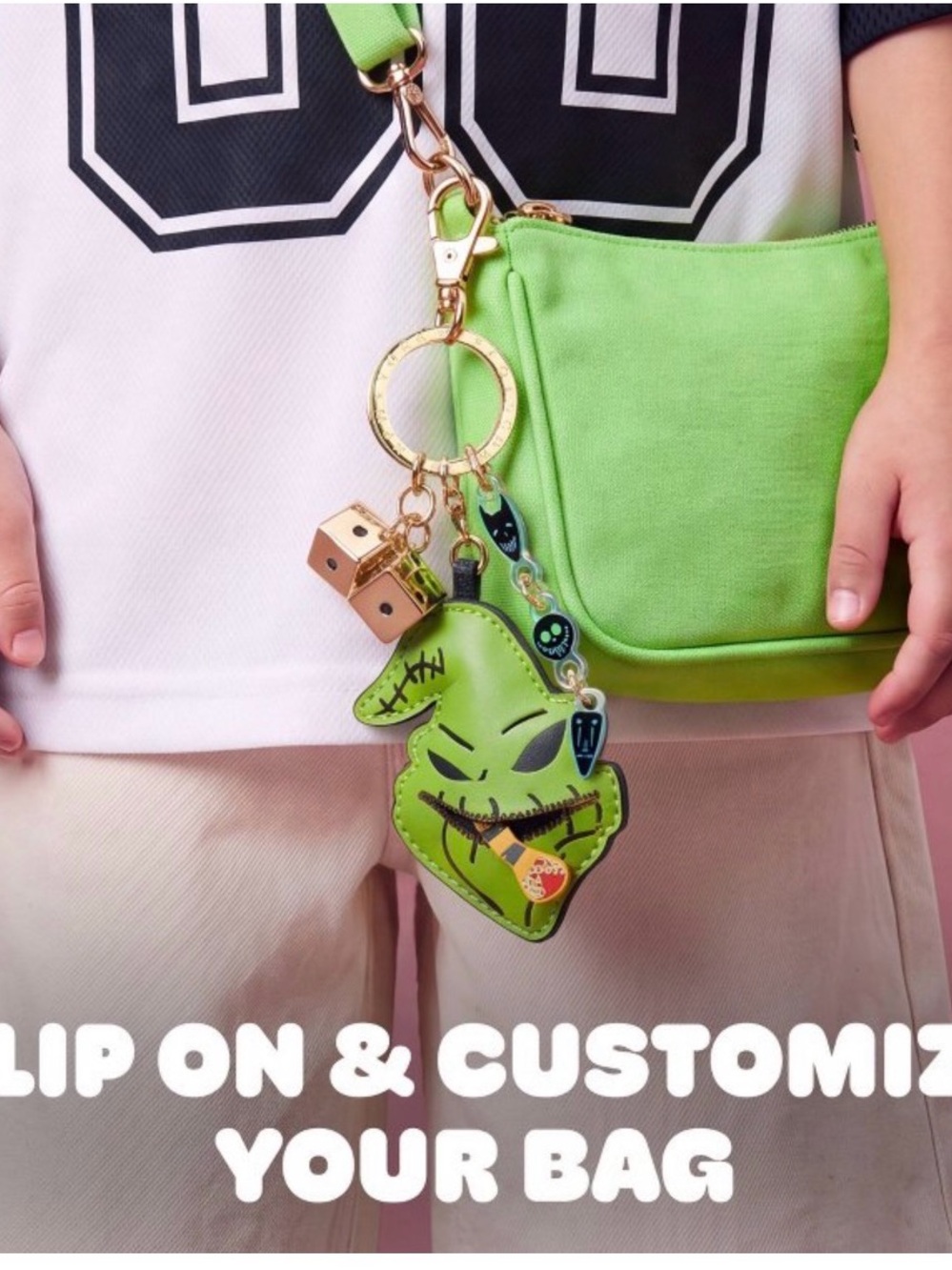 Oogie boogie keychain/purse charm